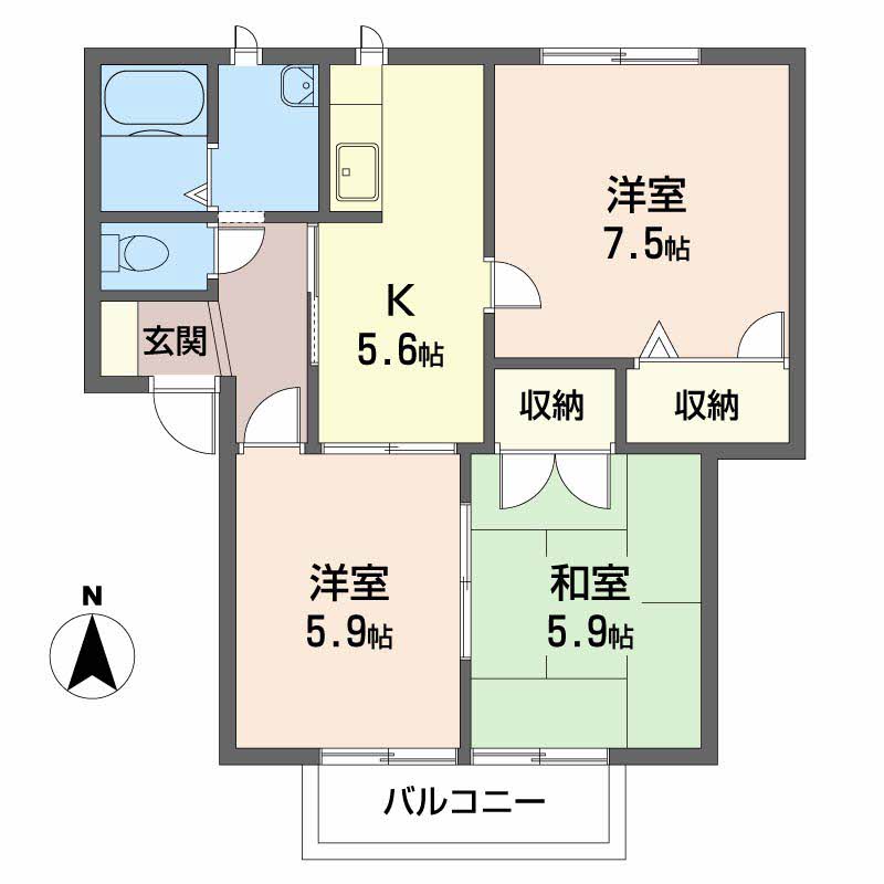 葛城gardensC 0202号-8