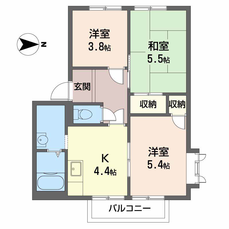 サニーコート結崎A201-2