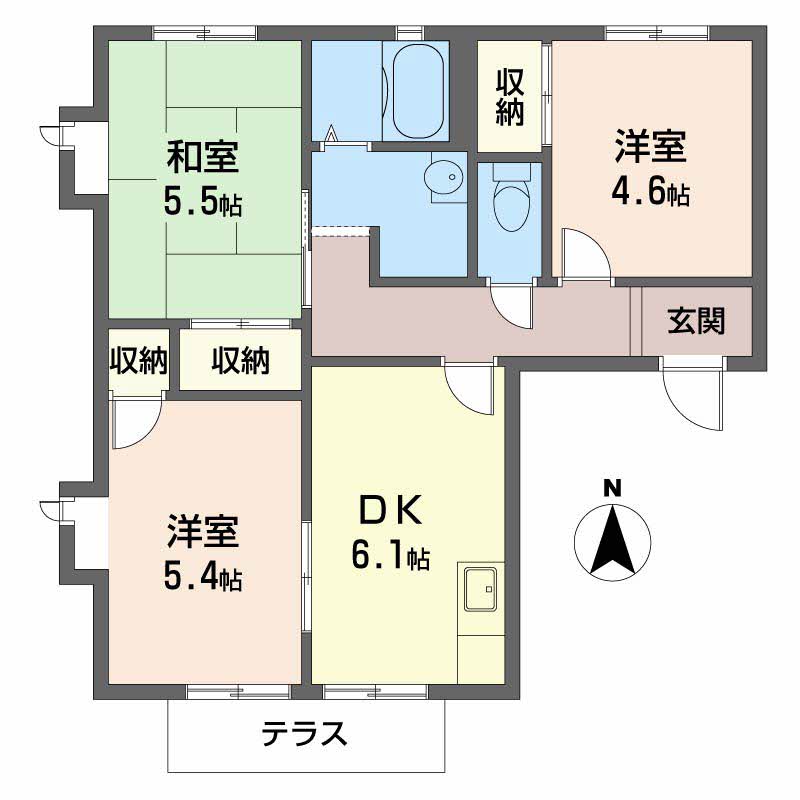 サニーコート観世ＡA101-2