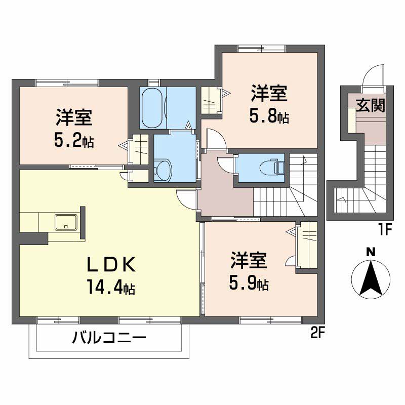 コンフォート東福寺Ａ・ＣC202-2