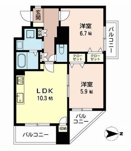 難波サウスヴィラ 0402号室