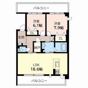 Ｒｅｓｉｄｅｎｃｅ　Ａｃｏｒｄｏ 0302号-2