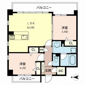 シャーメゾン相生通 0501号室