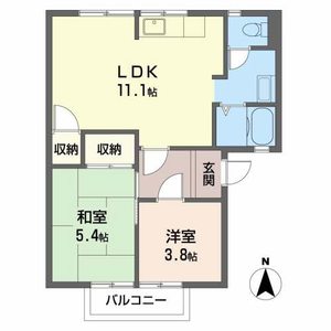 グリ－ンハイツしあわせ 0111号室