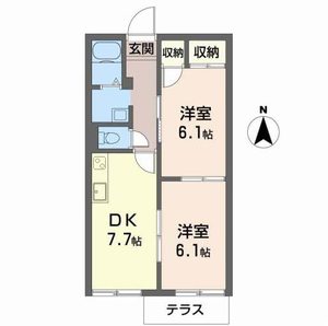 タウニィ井口Ⅱ 0107号室