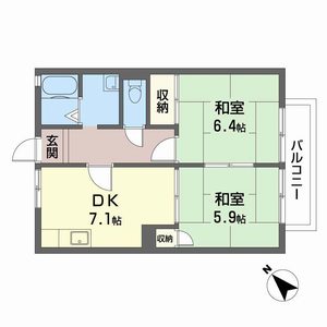 あしべハイツ 0205号室