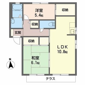 クインテット E102号室