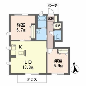 シャーメゾンロイヤルヒルズⅡ 0102号室