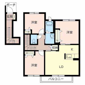 シャーメゾンロイヤルヒルズⅡ 0206号室
