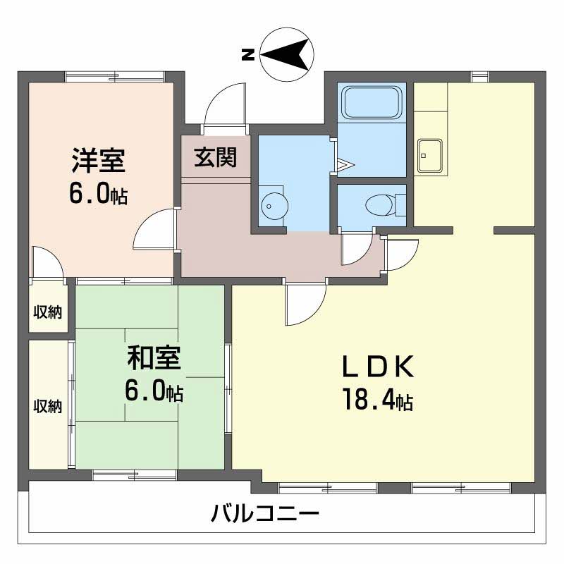 飛鳥弐番館 0401号-5