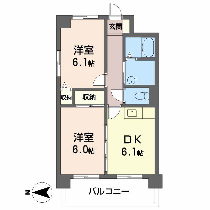 フローラルハイツ明和 0406号-3