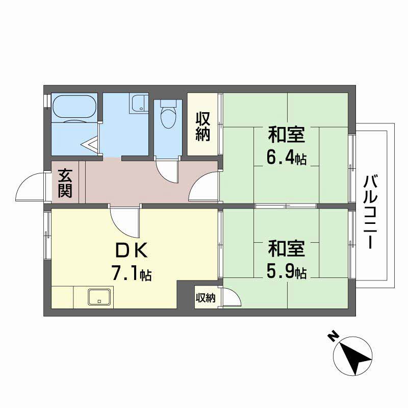 あしべハイツ 0205号-14