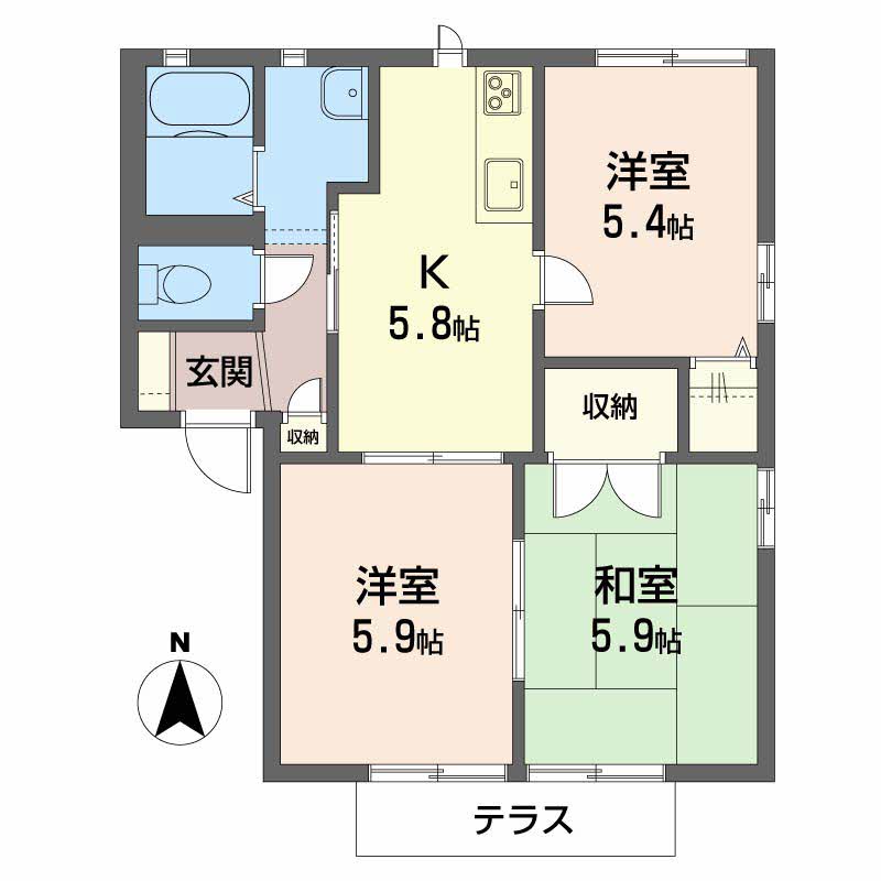 サニーコート 0107号-6