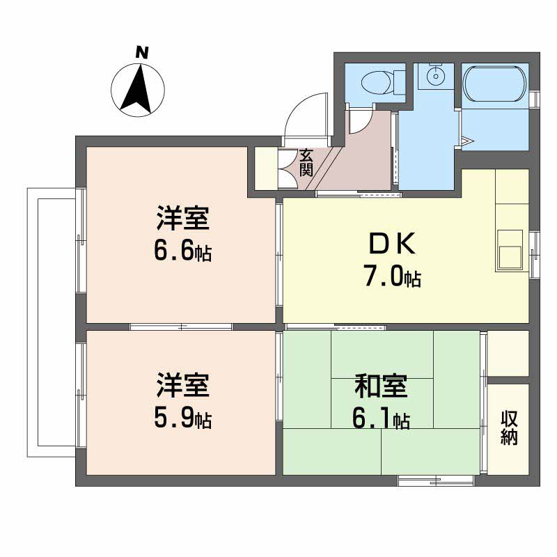 シャーメゾン小雑賀 0202号-15