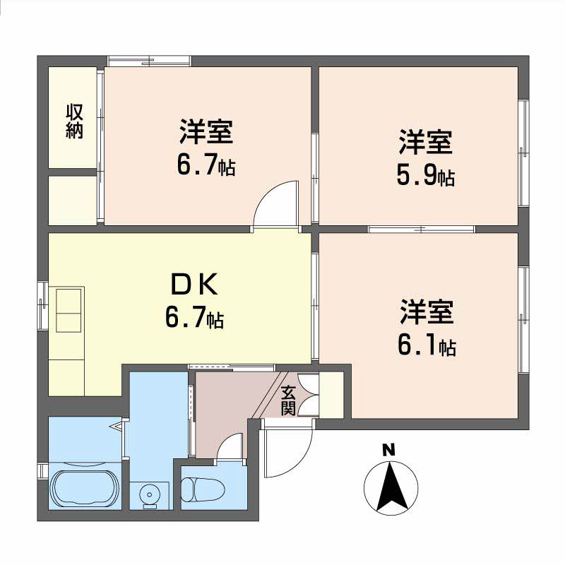 シャーメゾンくすの木 0105号-15