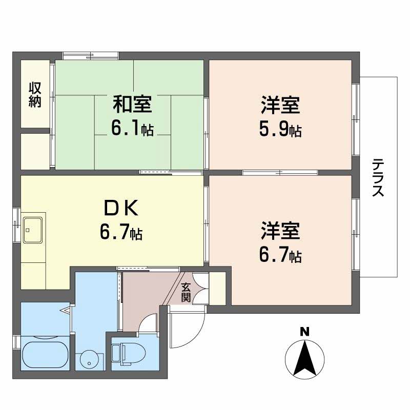 シャーメゾンくすの木 0107号-15