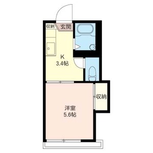 セゾン桜新町Ｂ 102号室