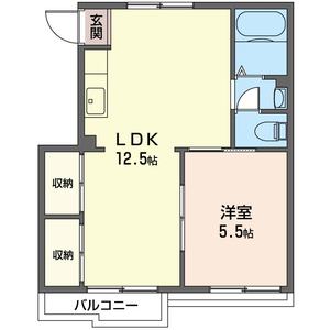 ヴィラ国立 201号室