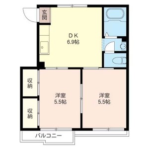 ヴィラ国立 203号室