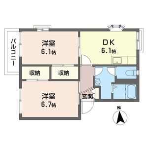 グリ－ンハイツ小柳 202号室