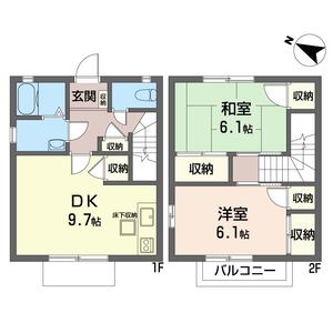 ヴィラ・パシモンⅡ 102号-6