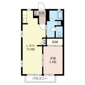 ＤＩＡＳ　ＫＵＮＩＴＡＣＨＩ 202号室