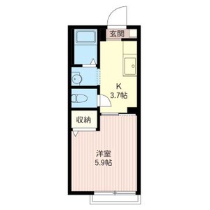 チッタ国立 102号室