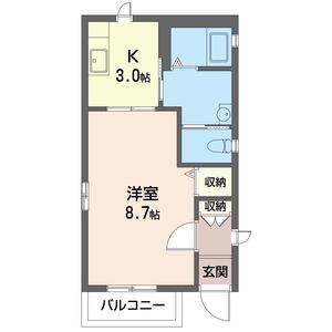 ラフィネ国立 101号室