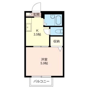 メゾンベル美園 102号室