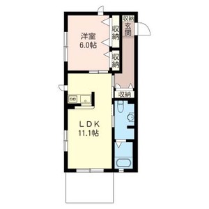 Ｏｒａｎｇｅ　Ｄｏｏｒ 103号室