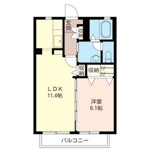 リボンハイツ　オレンジ 102号-16