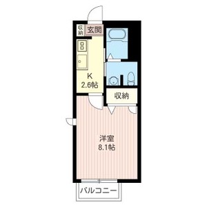ＣＡＳＡ・ＲＯＳＡ 101号室