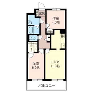 Ｖｉｅｗ　Ｃｏｕｒｔ　ＳＯＲＡ 102号室