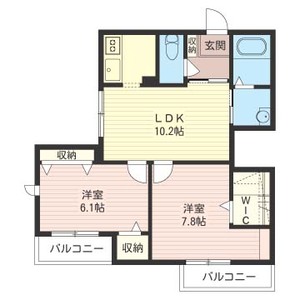 アミルス岡戸 205号室