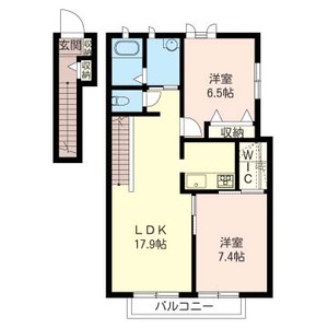 クレール高倉 201号室