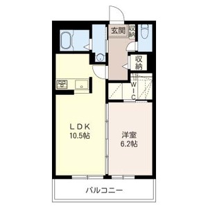 サンリバーテ国領Ⅰ 205号室