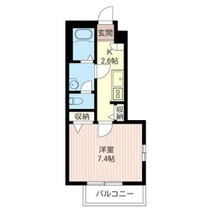 グランディールＢ 102号室