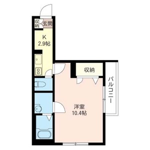 Ｂｅｌｌｅ　Ｍｉｒｏｉｒ 103号室