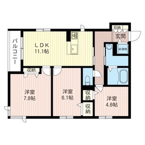 イルマーレ国立 301号室