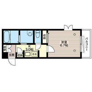 オクリ二子玉川 101号室