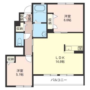 レジオイーストＡ 102号室