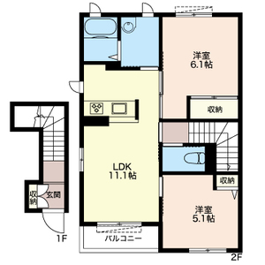 クレセオＮ 201号室