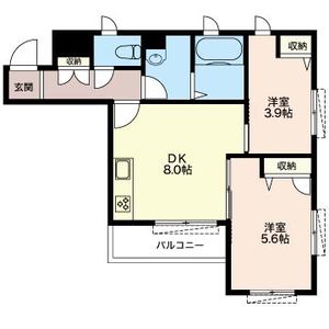 コンフォール　ｋｕｒｅｎａｉ 201号室