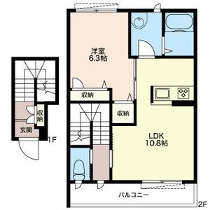 シャーメゾン　エイユウ　Ⅱ 201号室