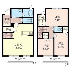 フローラ稲城Ａ 103号室