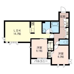 ハイム松風府中 203号-6