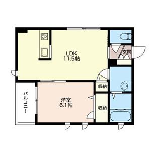 パラシオ北野 201号室
