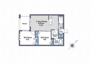 シャーメゾン武蔵野弐番館 101号室