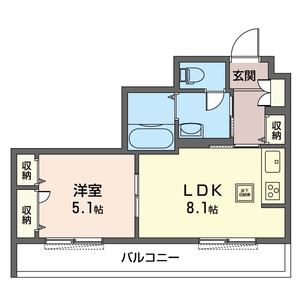 Ｌｅｓ　Ｓａｉｓｏｎｓ　Ｎｏｇａｔａ 103号室