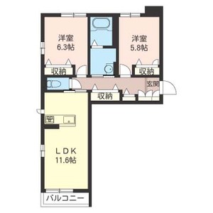 ウィステリア天神 101号室